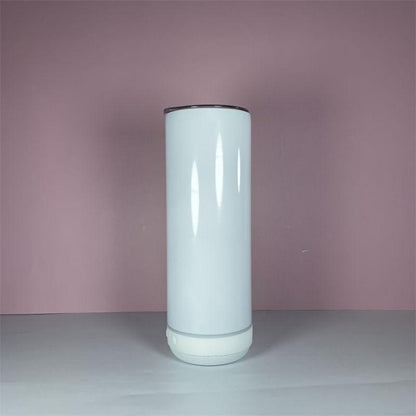 Bulk Pack 20oz Sublimation Bluetooth speaker tumbler. Music Tumblers W/ Lid, Speaker & Straw