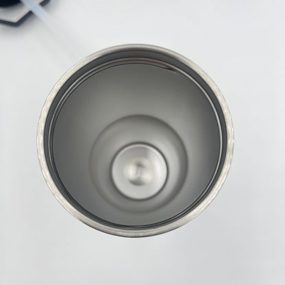 30oz Sublimation Flip Straw Tumbler (Gray or Black Lid) Dual Wall Tumblers