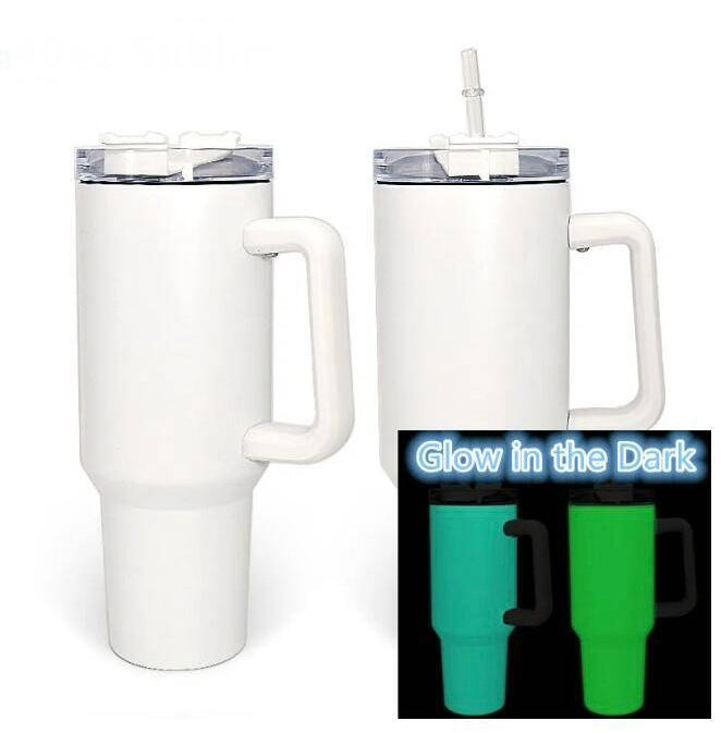 40oz Sublimation Glow in Dark Stainless Tumbler