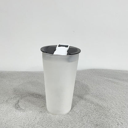 20oz Sublimation Glass Mug With Sub bottle Opener Lids (Clear or Frosted)
