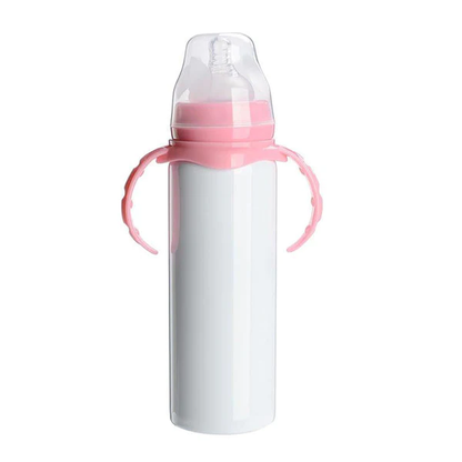 Blank 8oz Sublimation baby bottle (Blue or Pink)