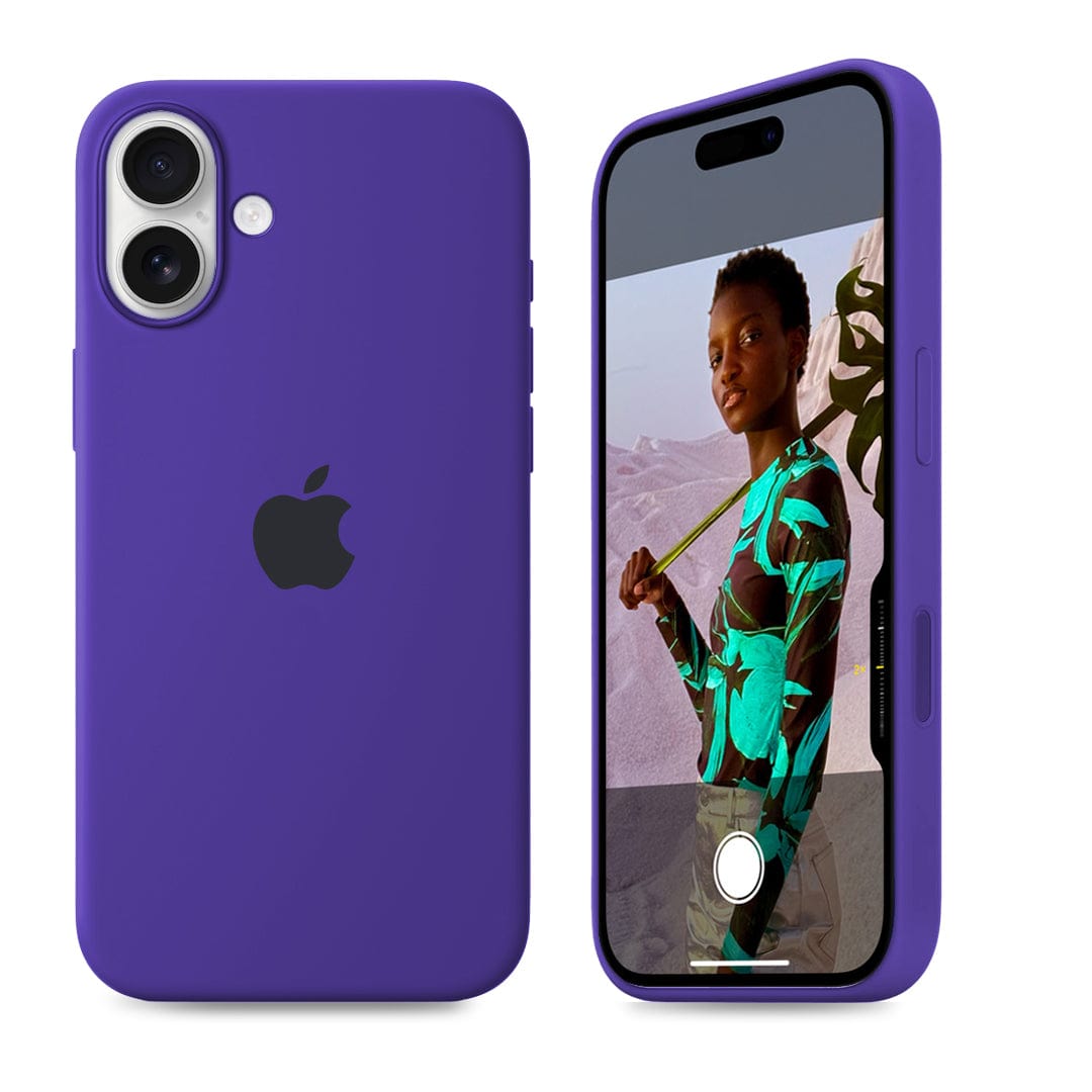 Violet Silicone iPhone Case | Soft Protective Cover