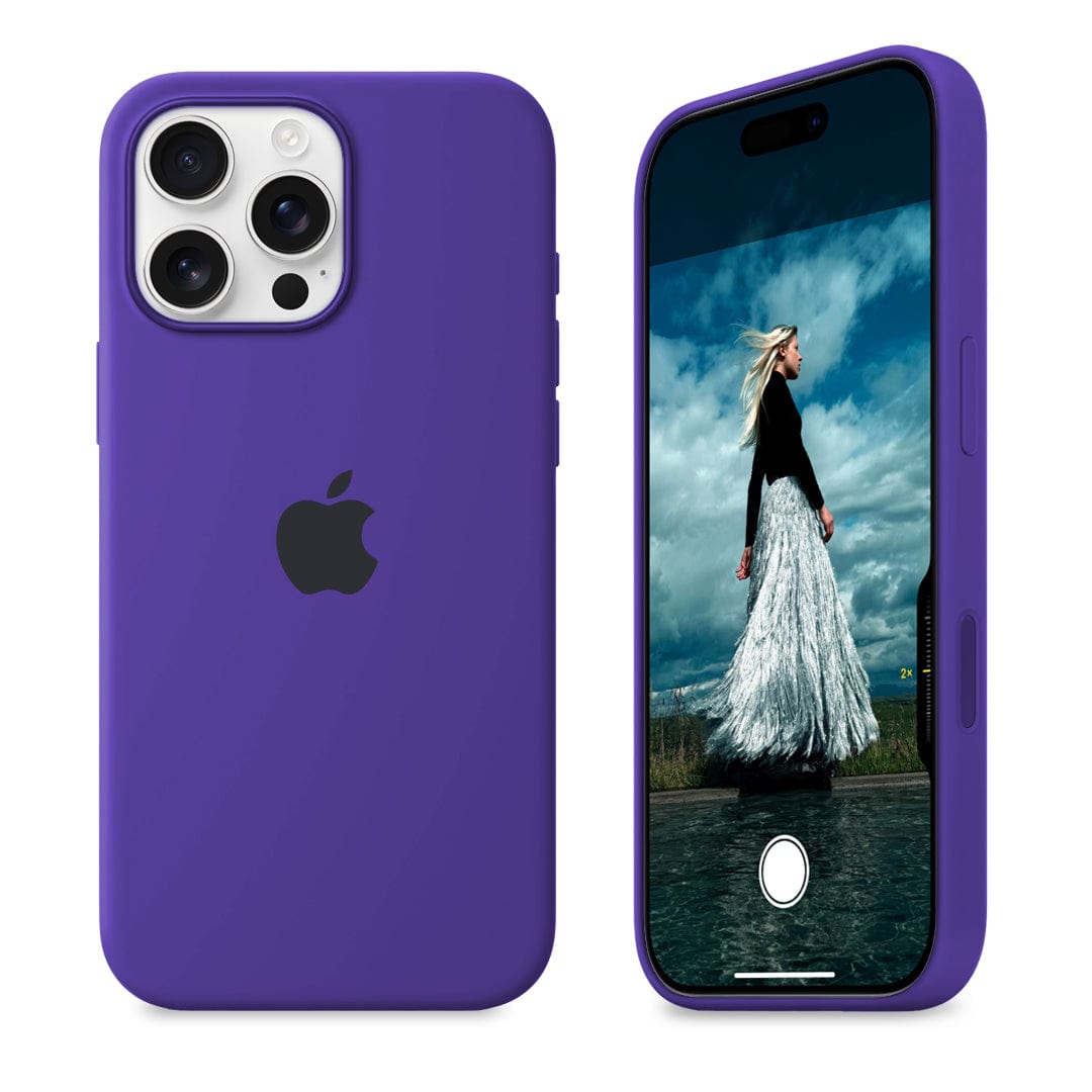 Violet Silicone iPhone Case | Soft Protective Cover