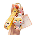 Kawaii Bunny Shiba Inu Keychain for Keys and Cute Gift Giving