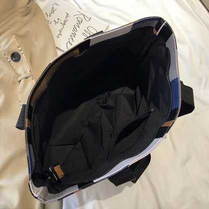 Leather Shoulder Shopping Bag