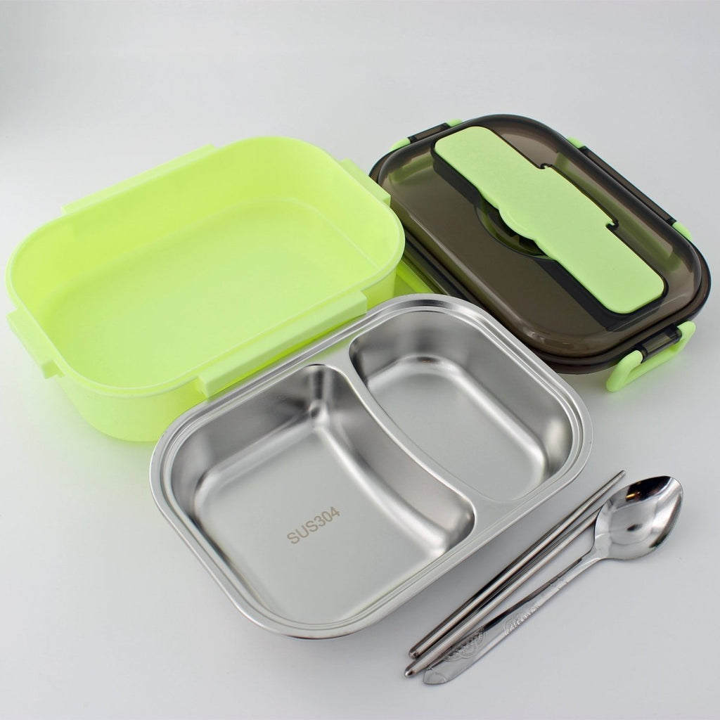 Bento Lunch Box – Includes Thermos Bag, Spoon &  Chopsticks