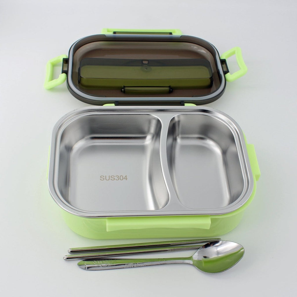 Bento Lunch Box – Includes Thermos Bag, Spoon &  Chopsticks