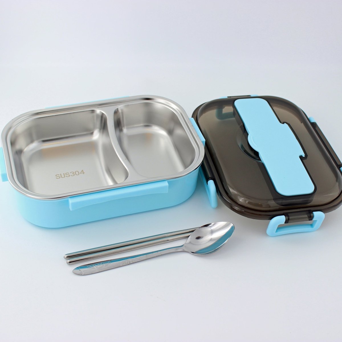 Bento Lunch Box – Includes Thermos Bag, Spoon &  Chopsticks