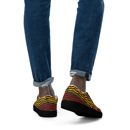 Tribal Slip-On Canvas Shoes for Men