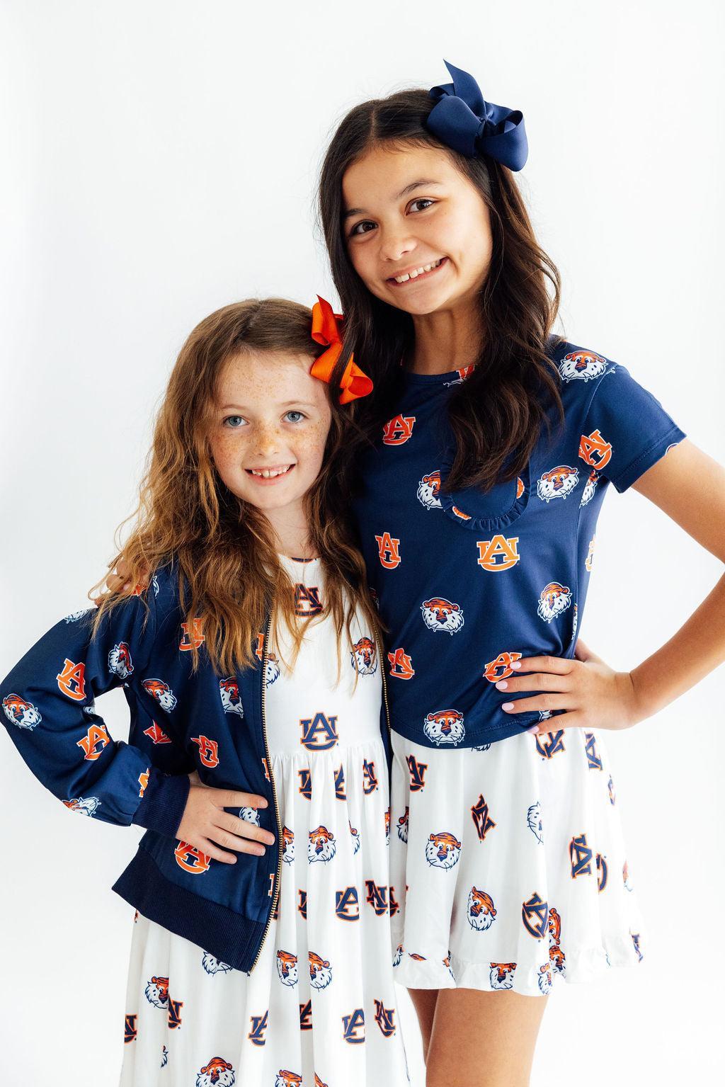 Auburn Blue Aubie Satin Jacket
