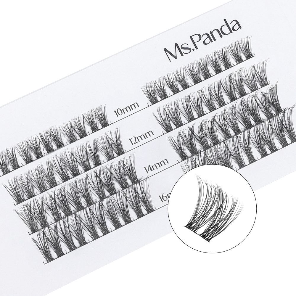 Ms. Panda Serenity DIY Lash Extension Kit - 10-16mm Mixed Clusters
