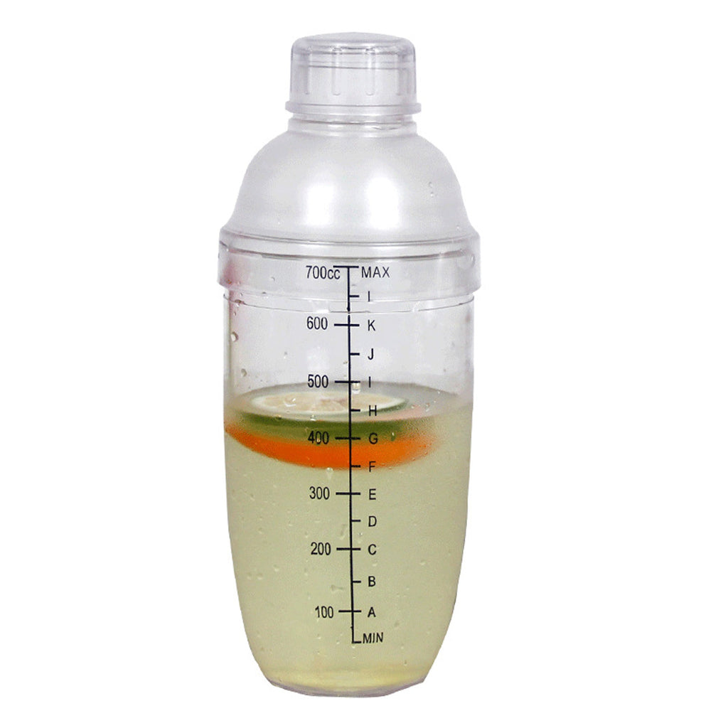 Cocktail Shaker Drink Mixer Food Grade Plastic Ergonomic Design Modern Home Bar Accessory Everyday Bartending Appliance