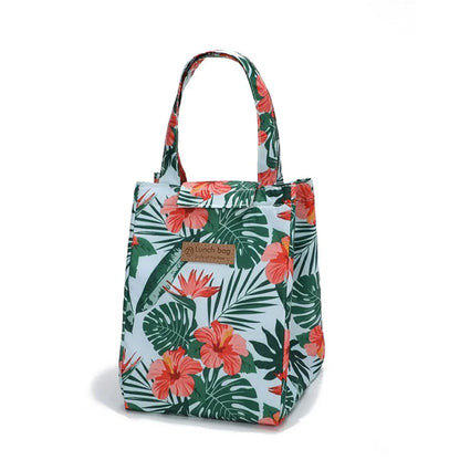 Portable Adult Kids Oxford Cloth Insulated Lunch Bag