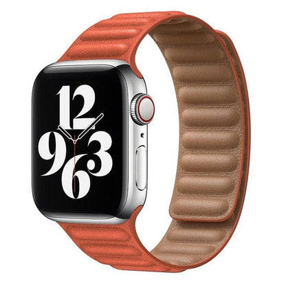 Leather Link Apple Watch Bands