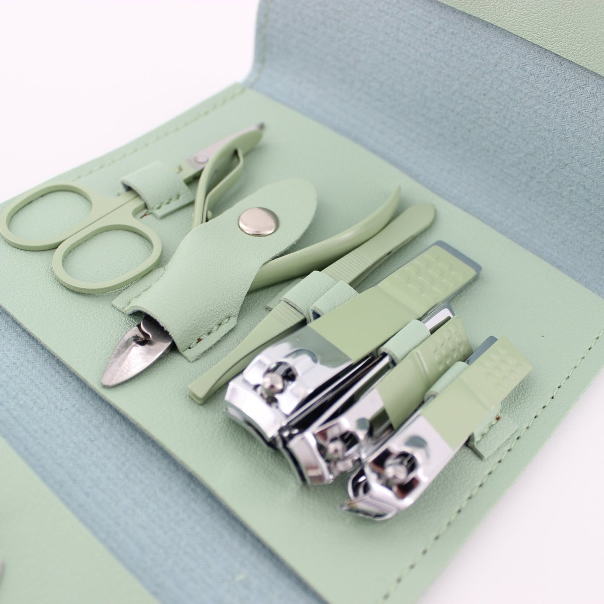 16 Piece Manicure Pedicure Set Carbon Steel Travel Grooming Kit