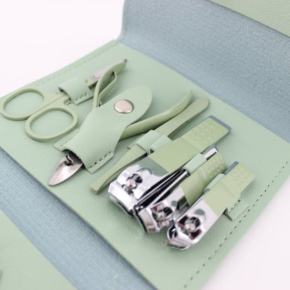 16 Piece Manicure Pedicure Set Carbon Steel Travel Grooming Kit