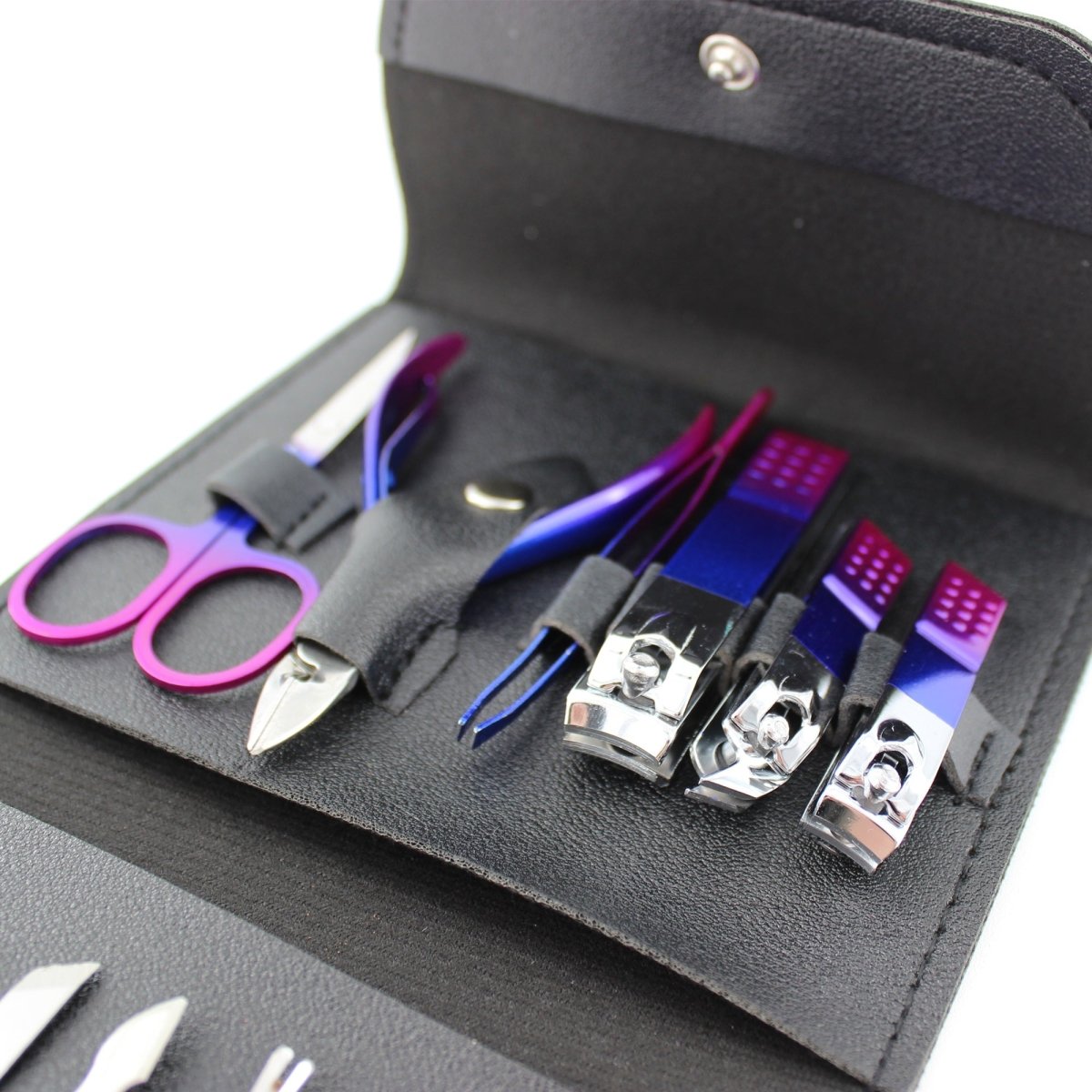 16 Piece Manicure Pedicure Set Carbon Steel Travel Grooming Kit