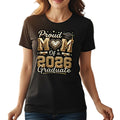 Proud Mom 2026 Graduate T-Shirt 100% Cotton Casual Top