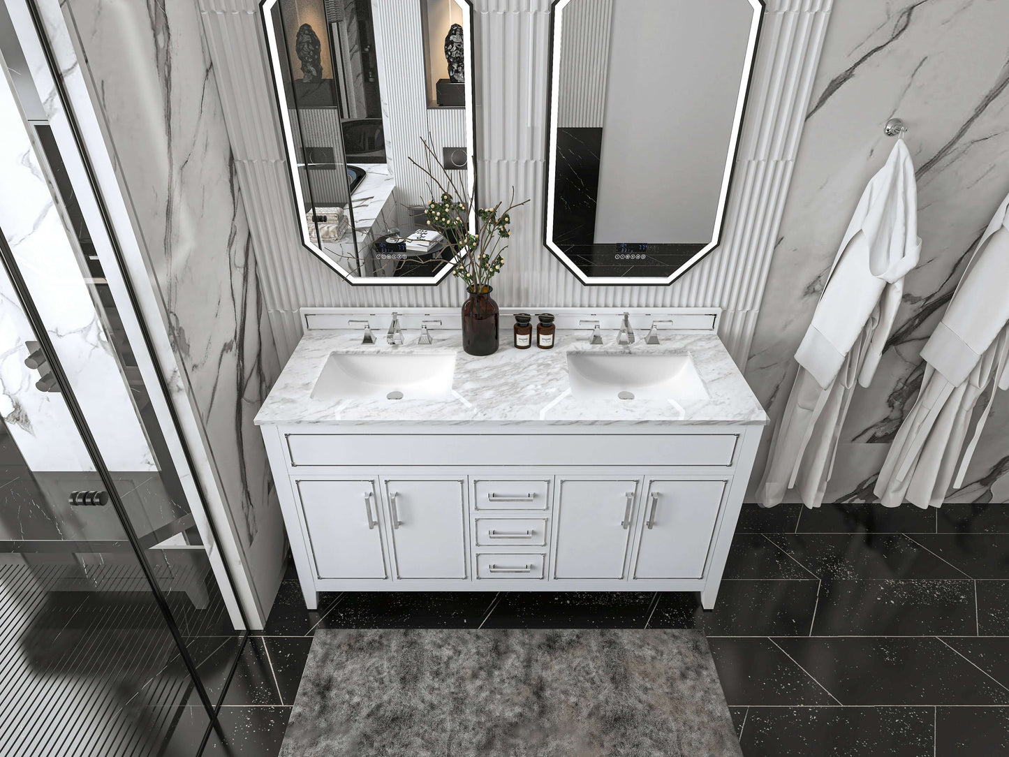 Aspen 60" Bath Vanity Set