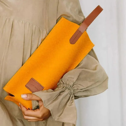 Reusable Felt Wine Tote Bag