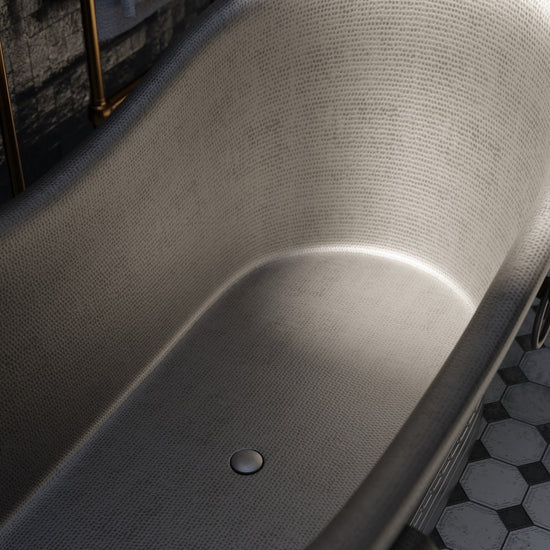 Satin Copper Handcrafted Artisanal Premium Contemporary Freestanding Soaking Bathtub
