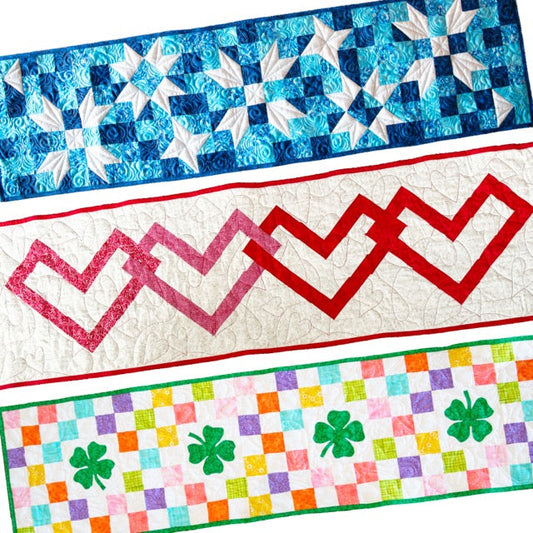 Seasonal Quilted Table Runner Kit Bundle