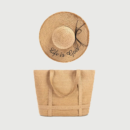 Summer Large Capacity Totes With Cap