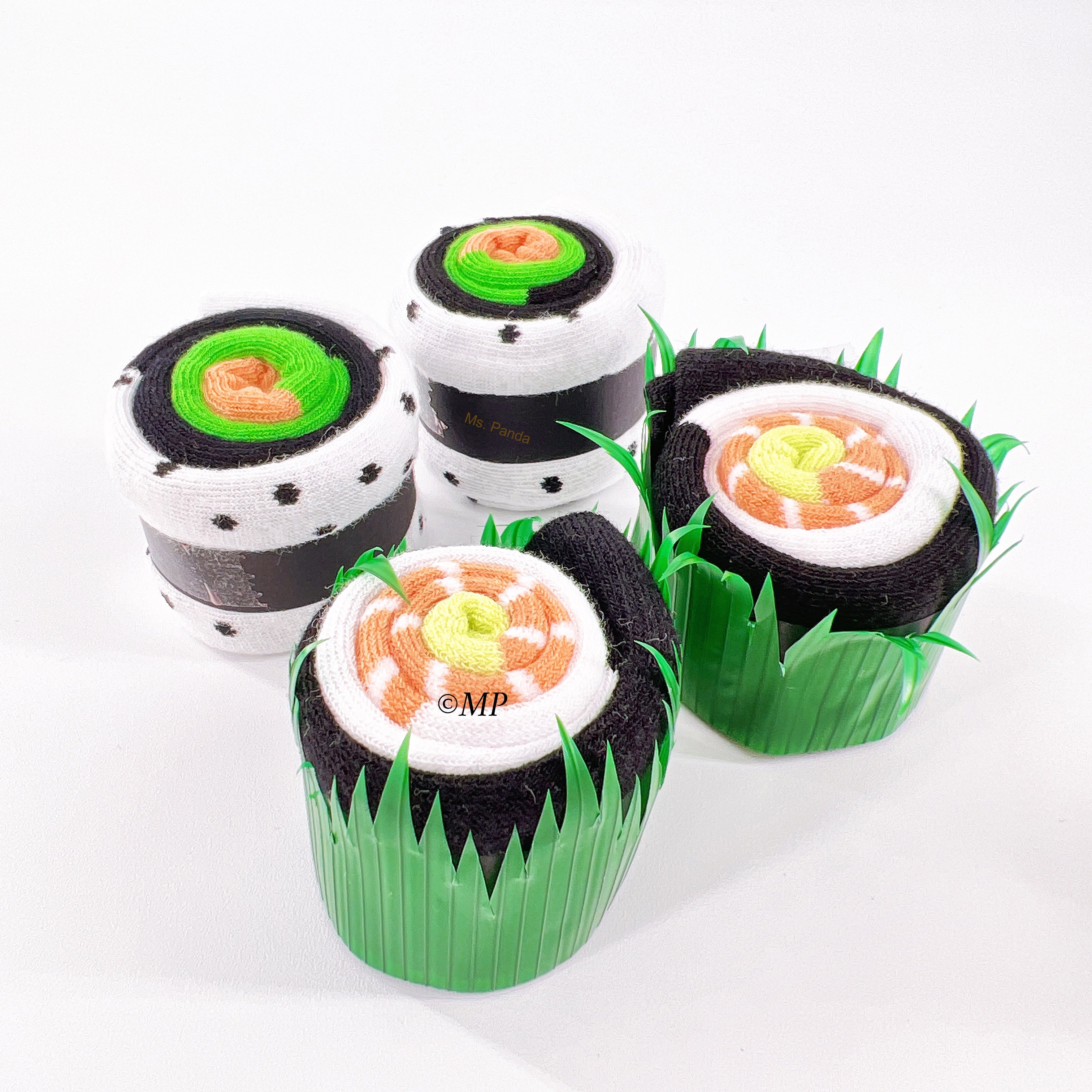 Sushi Socks Gift Box – 3 Pairs of Fun Novelty Socks for All