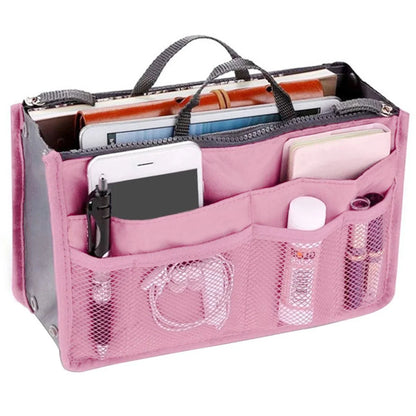 Travel Insert Handbag Organiser Nylon Bag