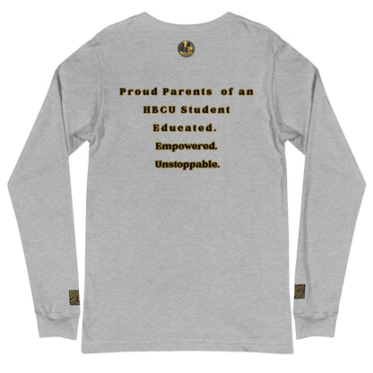 Proud HBCU Parents Unisex Long Sleeve Tee
