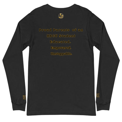 Proud HBCU Parents Unisex Long Sleeve Tee