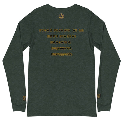 Proud HBCU Parents Unisex Long Sleeve Tee