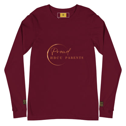 Proud HBCU Parents Unisex Long Sleeve Tee