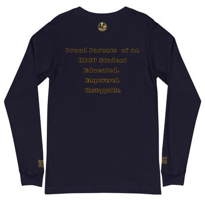 Proud HBCU Parents Unisex Long Sleeve Tee