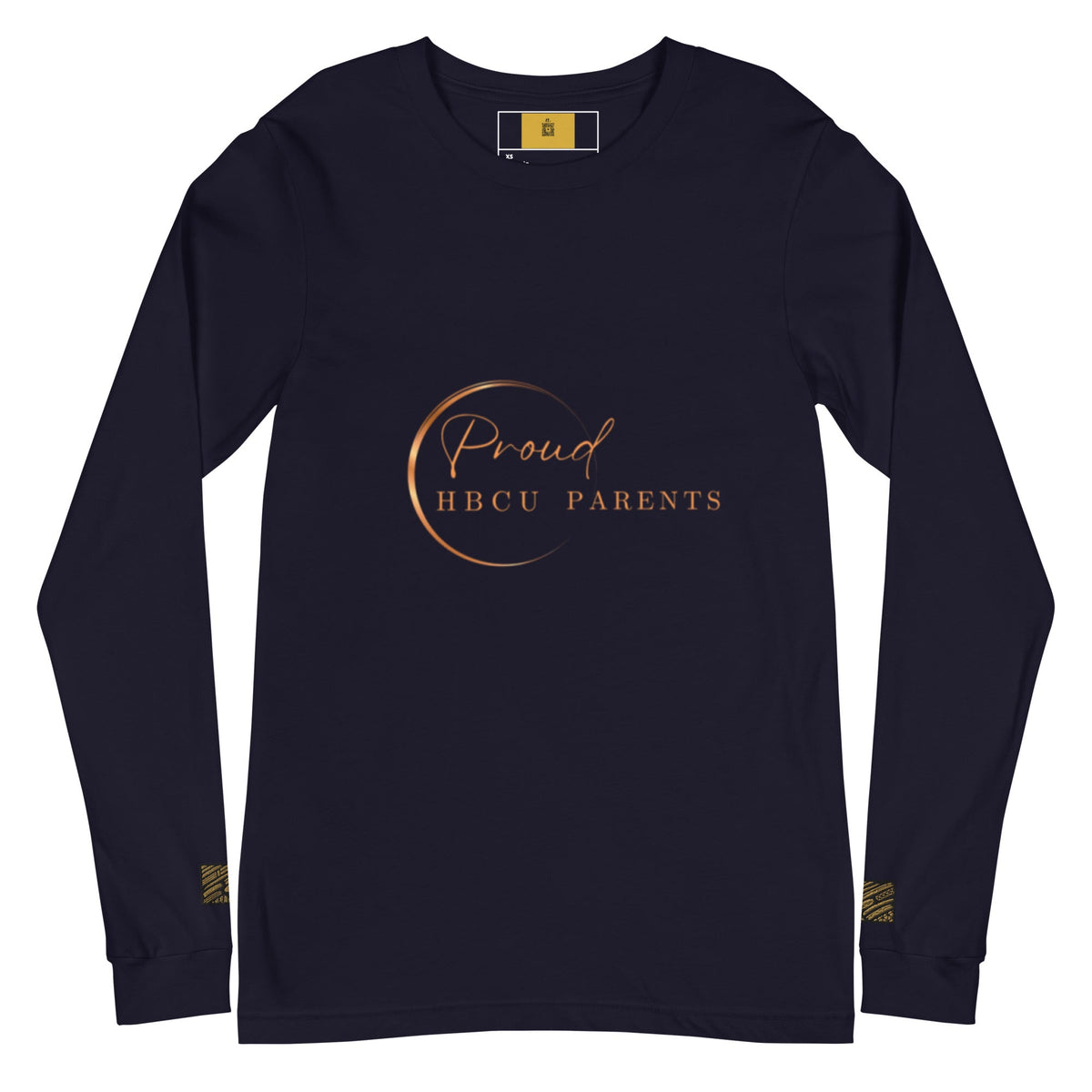 Proud HBCU Parents Unisex Long Sleeve Tee