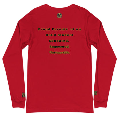 Proud HBCU Parents Unisex Long Sleeve Tee