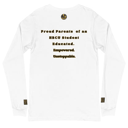 Proud HBCU Parents Unisex Long Sleeve Tee