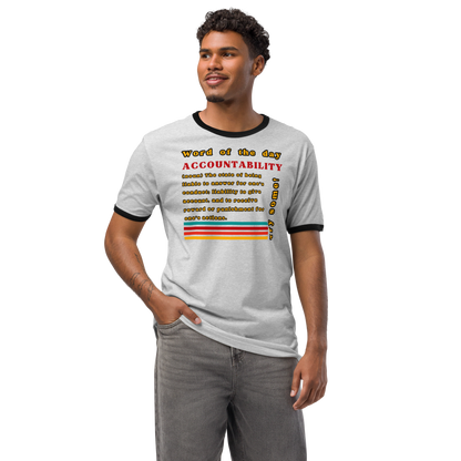 Accountability Retro Ringer Unisex Tee