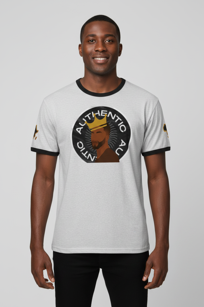 Built Different Men’s Retro Ringer Crew Neck Tee