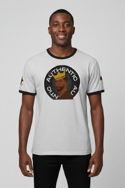 Built Different Men’s Retro Ringer Crew Neck Tee