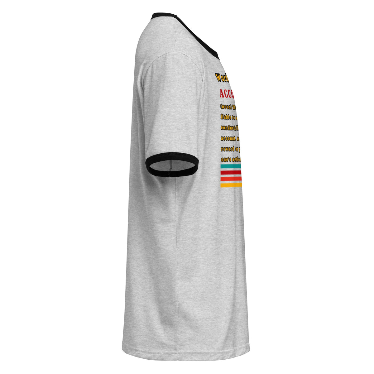 Accountability Retro Ringer Unisex Tee