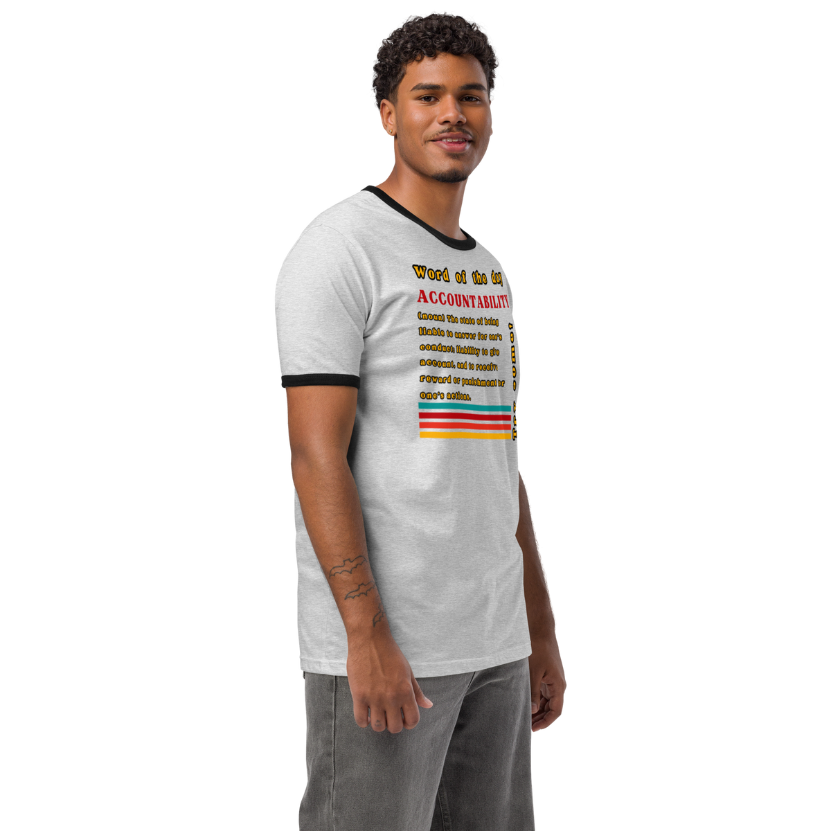 Accountability Retro Ringer Unisex Tee