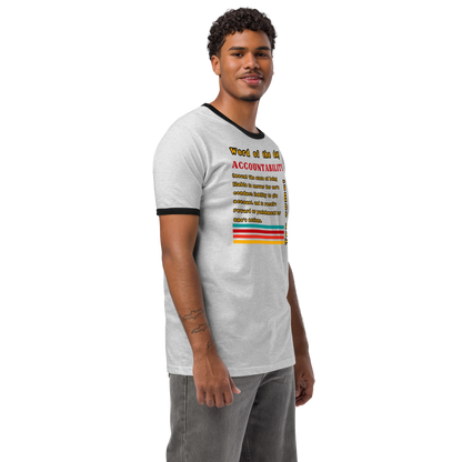 Accountability Retro Ringer Unisex Tee