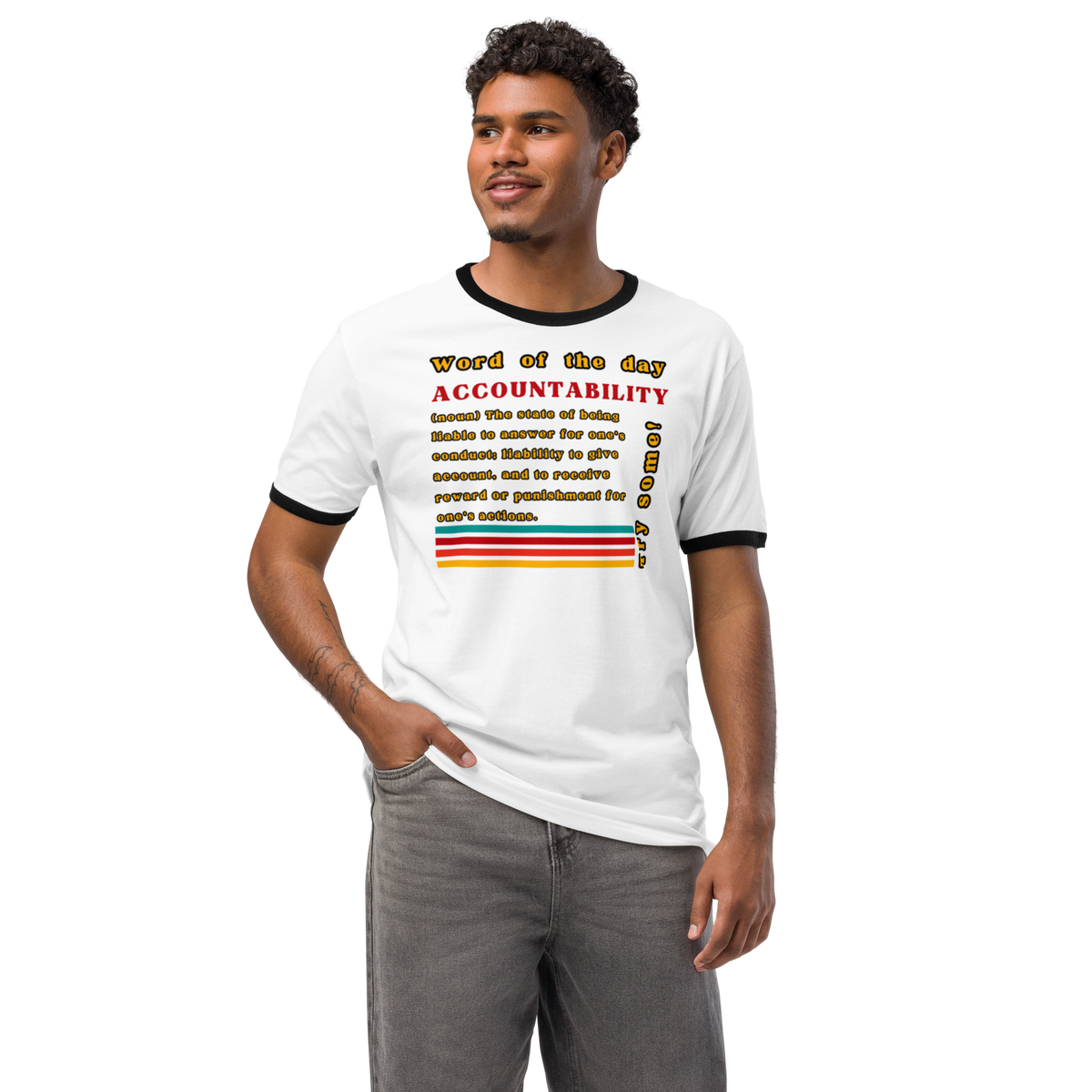 Accountability Retro Ringer Unisex Tee