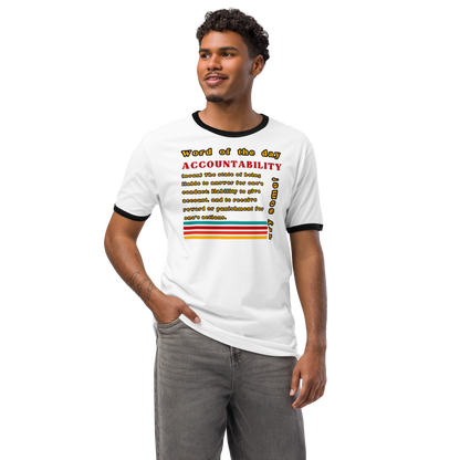 Accountability Retro Ringer Unisex Tee