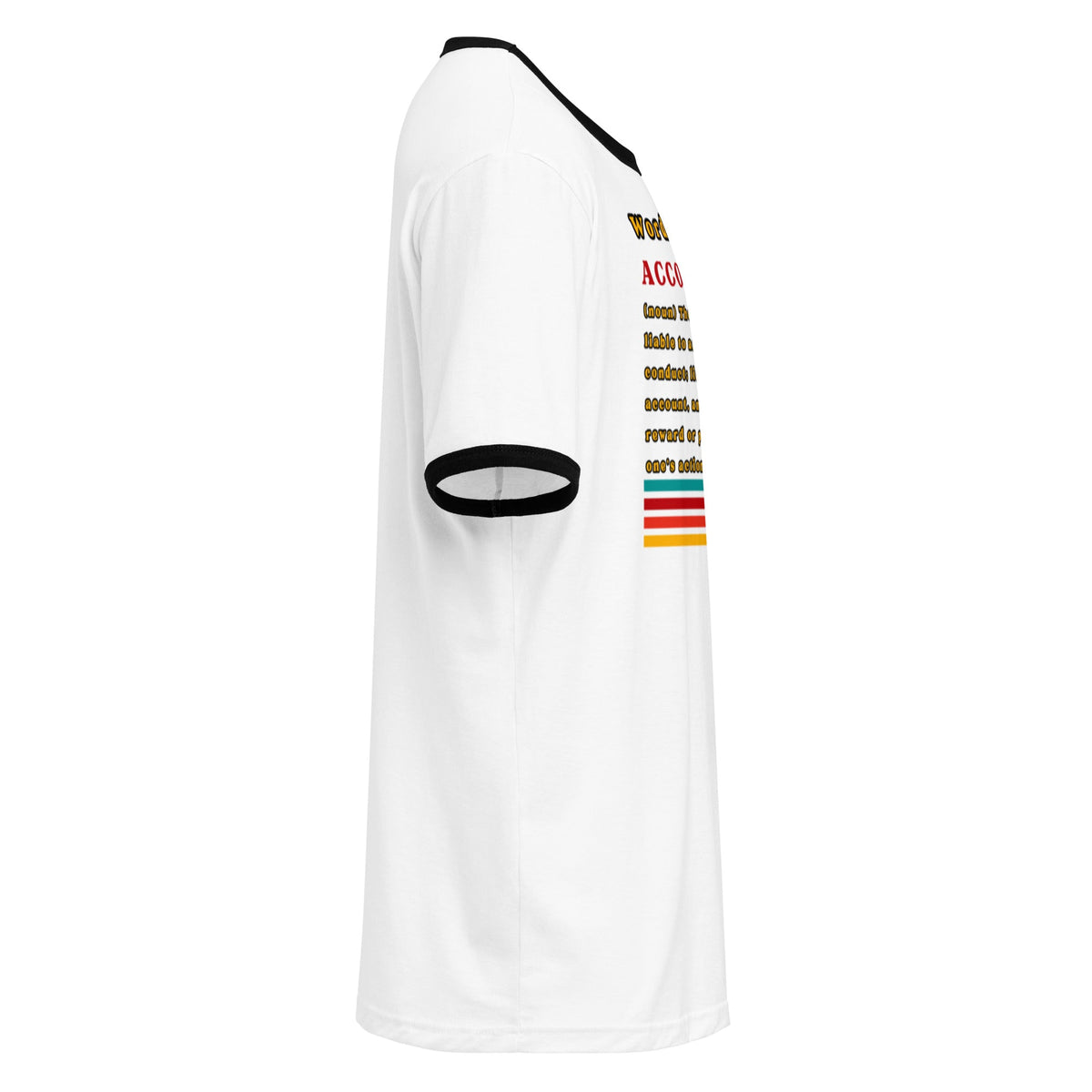 Accountability Retro Ringer Unisex Tee