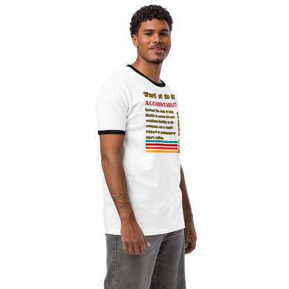 Accountability Retro Ringer Unisex Tee