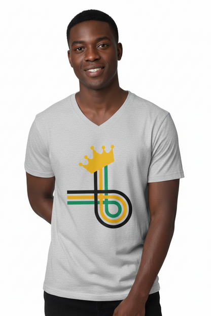 Crowned Path Men's V-Neck Tee