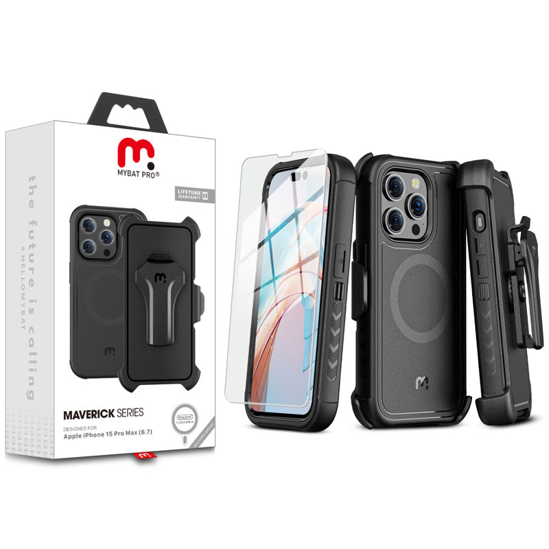 MYBAT Pro Maverick MagSafe Case for Apple iPhone 15 Pro Max