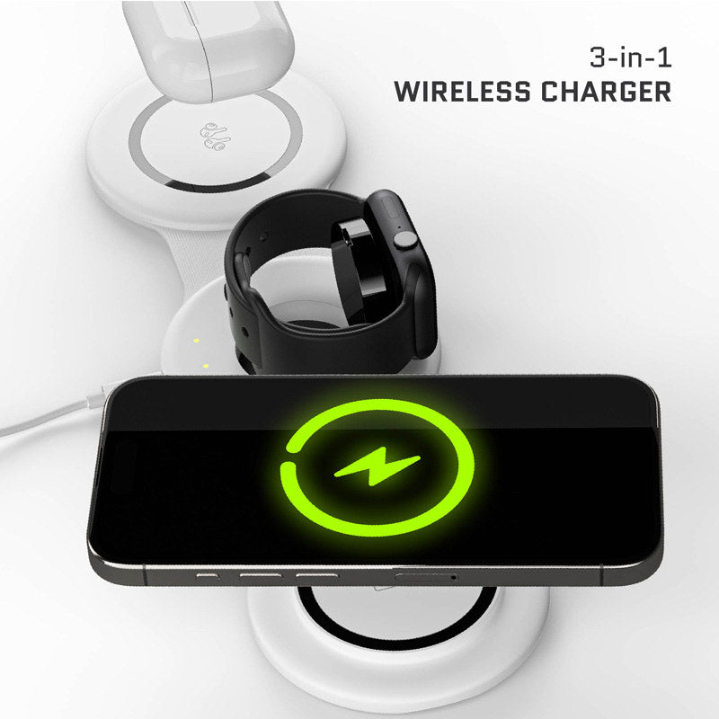 Ghostek 3in1 MagSafe Foldable Fast Wireless Charger